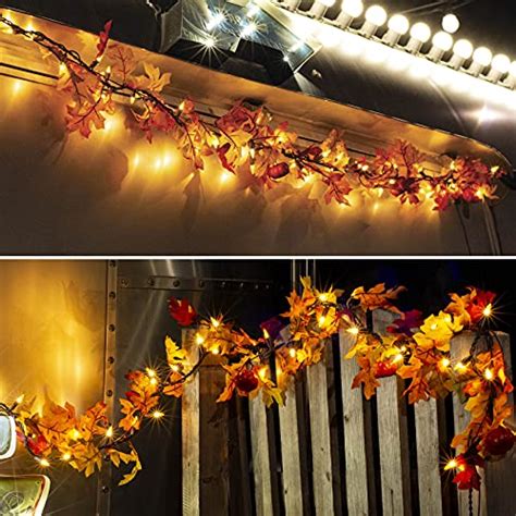 autumn string lights|fall string lights.